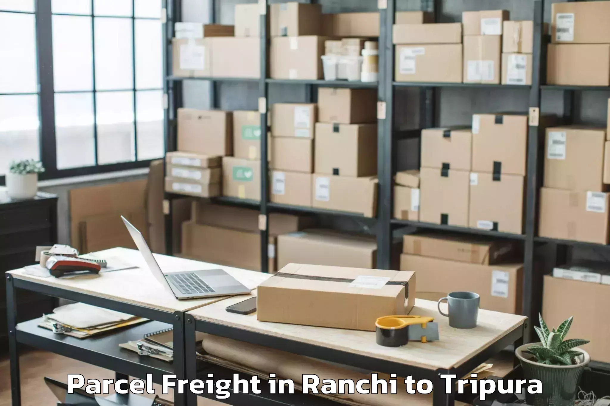 Ranchi to Ambasa Parcel Freight Booking